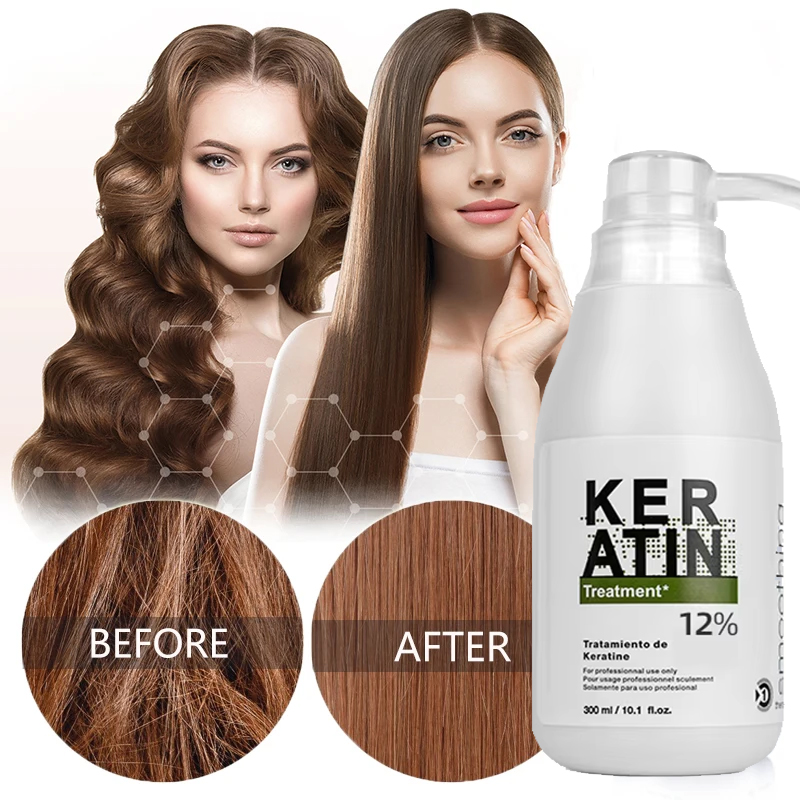 Keratin Treatment Set - PURC-Tratamento Profissional de Queratina, Reparação Capilar,