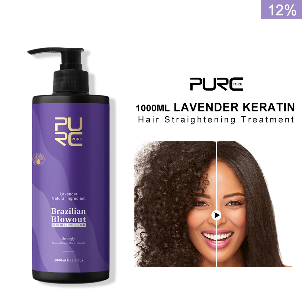 Keratin Treatment Set - Purc lavanda 12% queratina brasileira alisamento