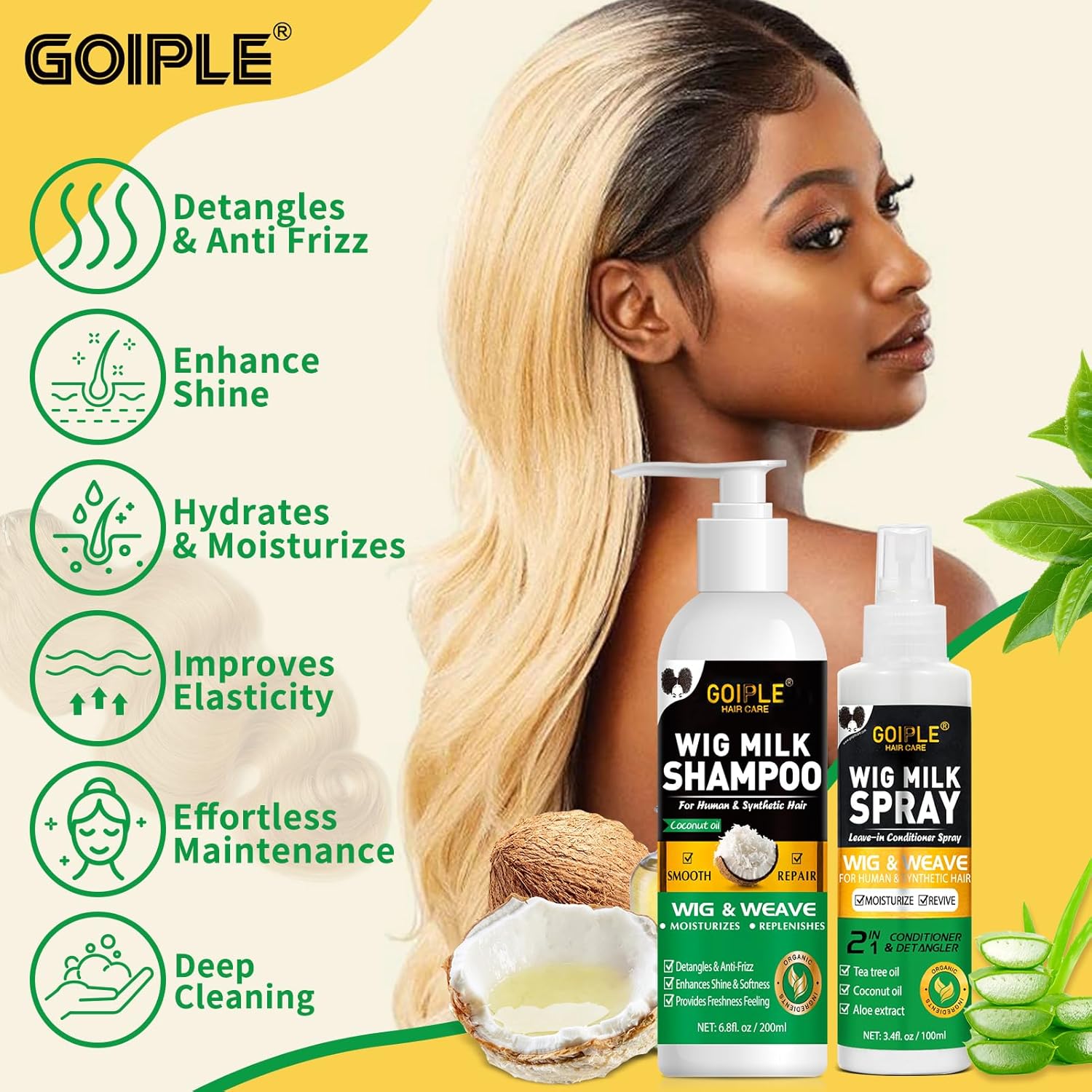 Kit de Cuidados para Perucas G - Hair Care Spray avaliação e preço